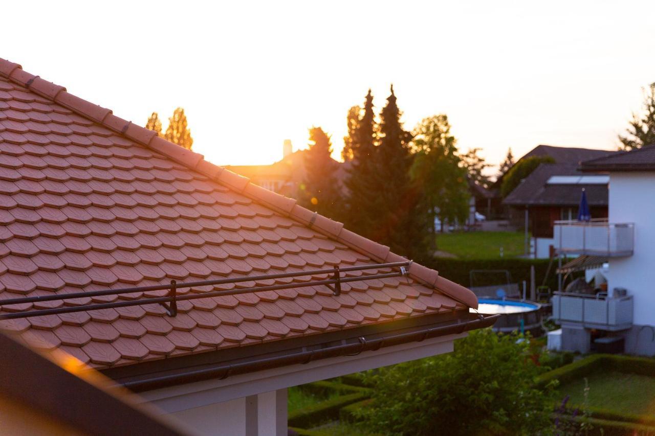 Gasthof Zum Schluessel La Meridienne Fribourg Sa Ueberstorf Bagian luar foto